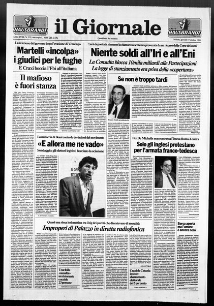 Il giornale : quotidiano del mattino